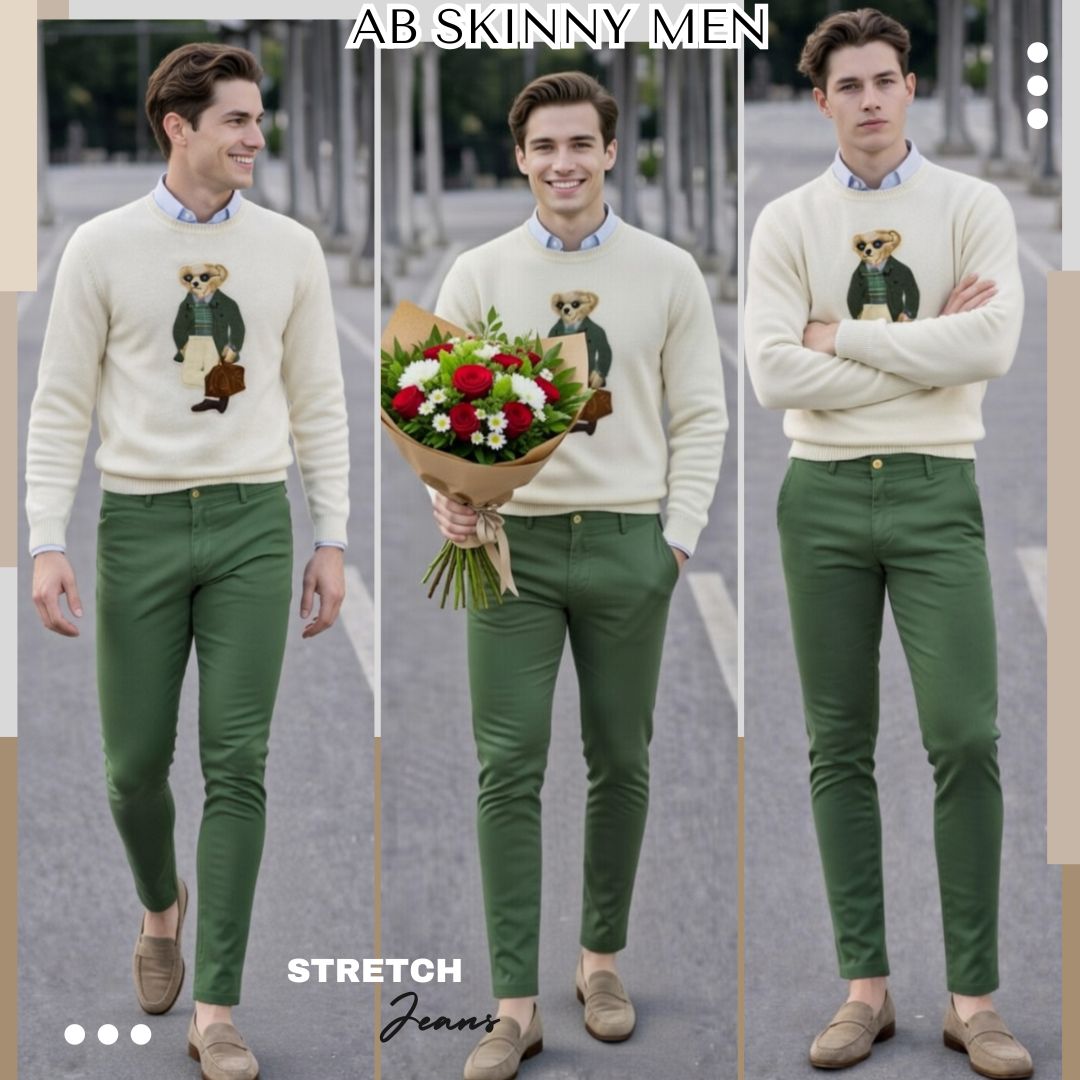 Men Ultra Stretch Pants Jeans