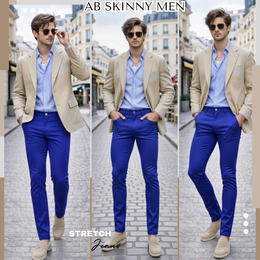 Men Ultra Stretch Pants Jeans