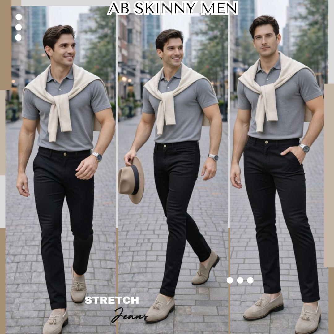 Men Ultra Stretch Pants Jeans