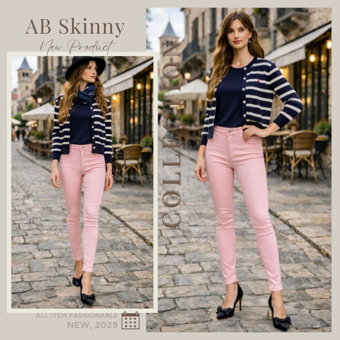 Pink Pastel Ultra Stretch Skinny Pants