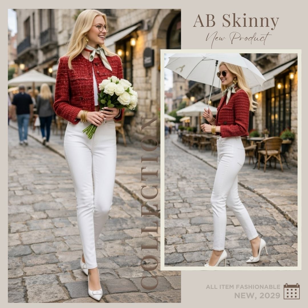 White Ultra Stretch Skinny Pants