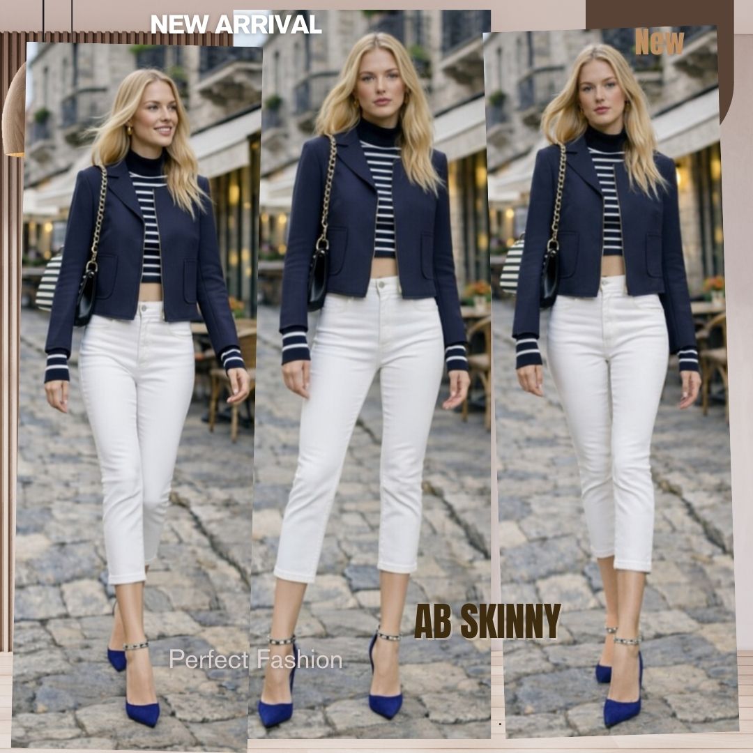 Capris Ultra Stretch Skinny Pants in White