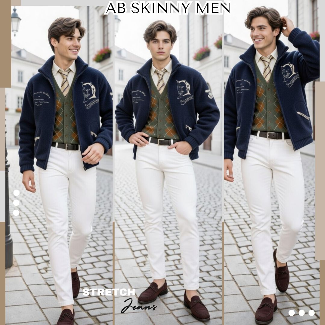 Men Ultra Stretch Pants Jeans