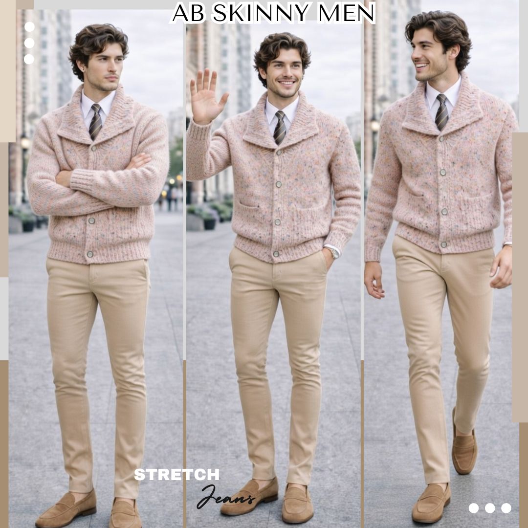 Men Ultra Stretch Pants Jeans