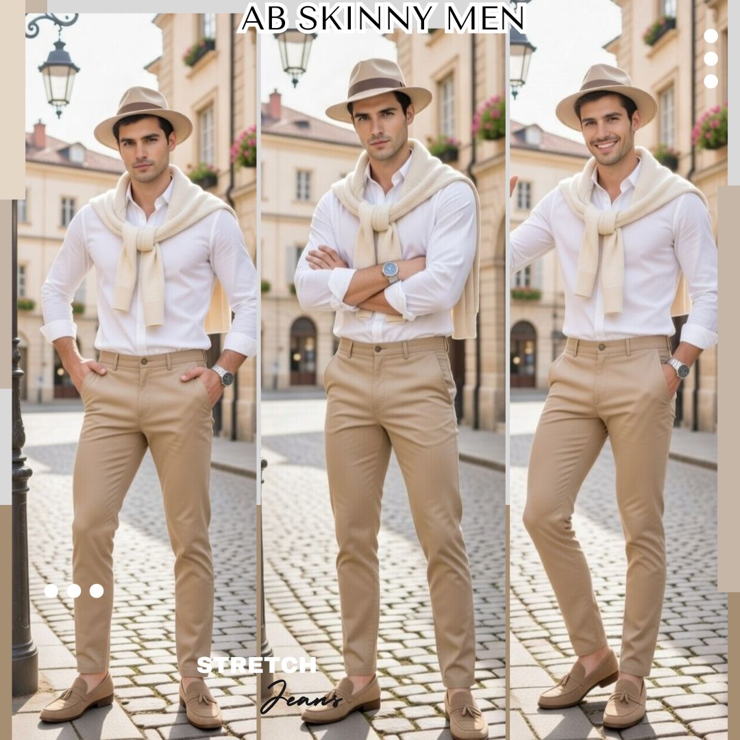 Men Ultra Stretch Pants Jeans