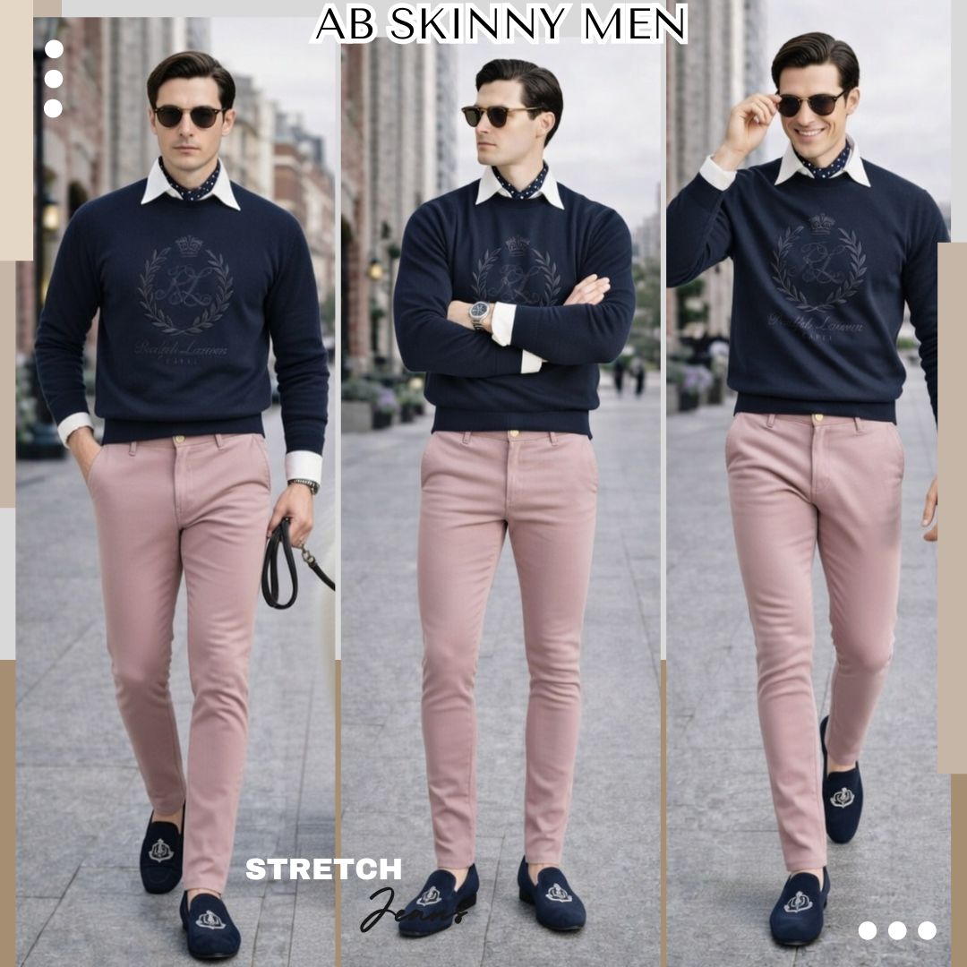 Men Ultra Stretch Pants Jeans