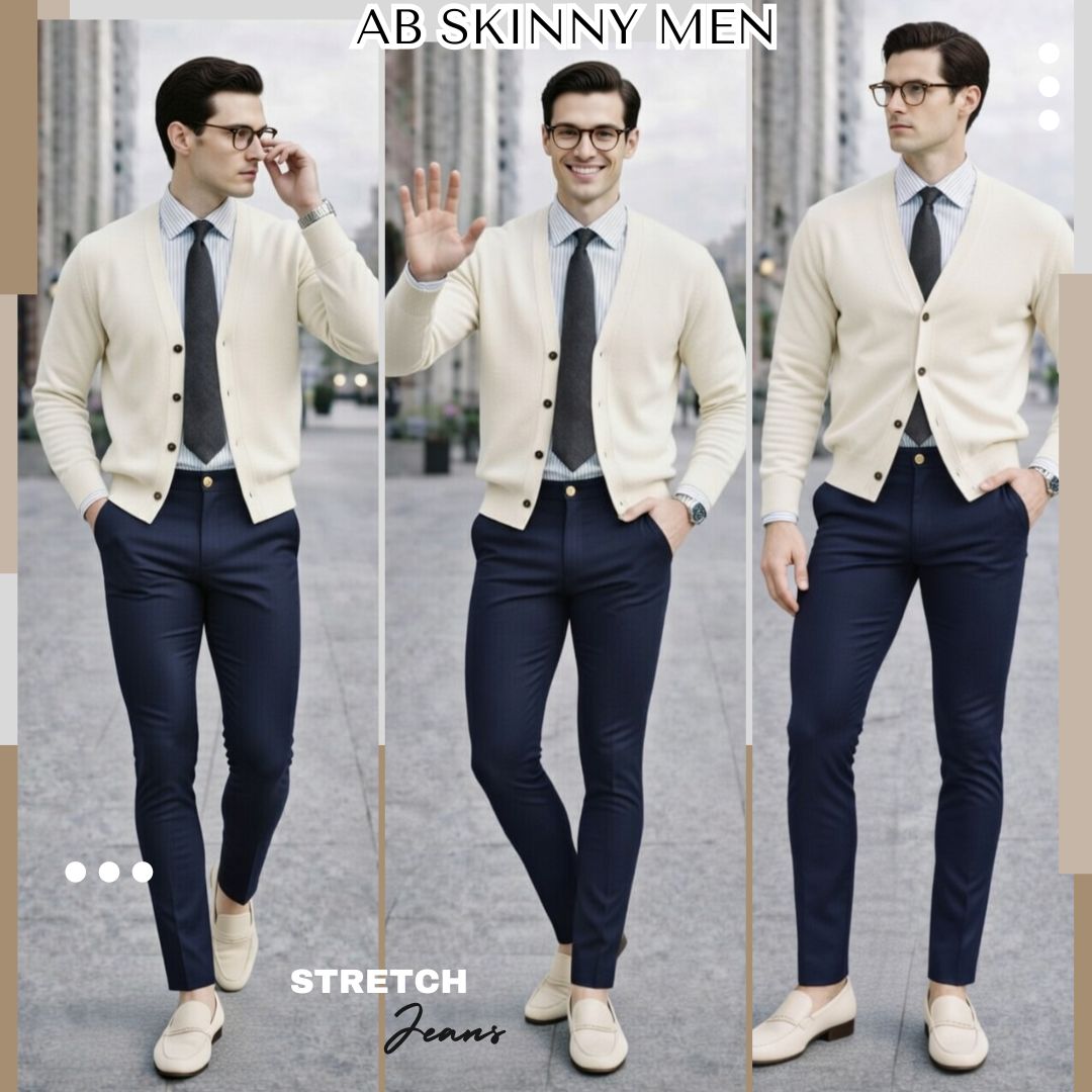 Men Ultra Stretch Pants Jeans