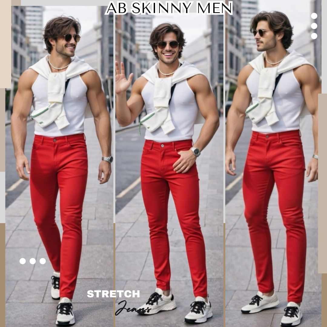 Men Ultra Stretch Pants Jeans