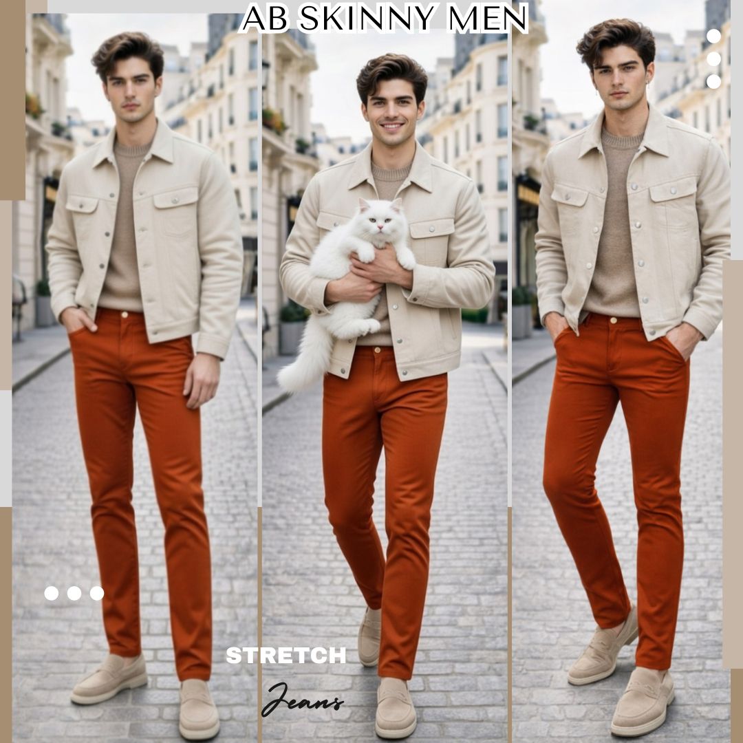 Men Ultra Stretch Pants Jeans