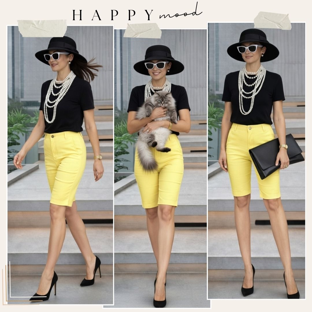 Yellow Pastel Ultra Stretch Shorts