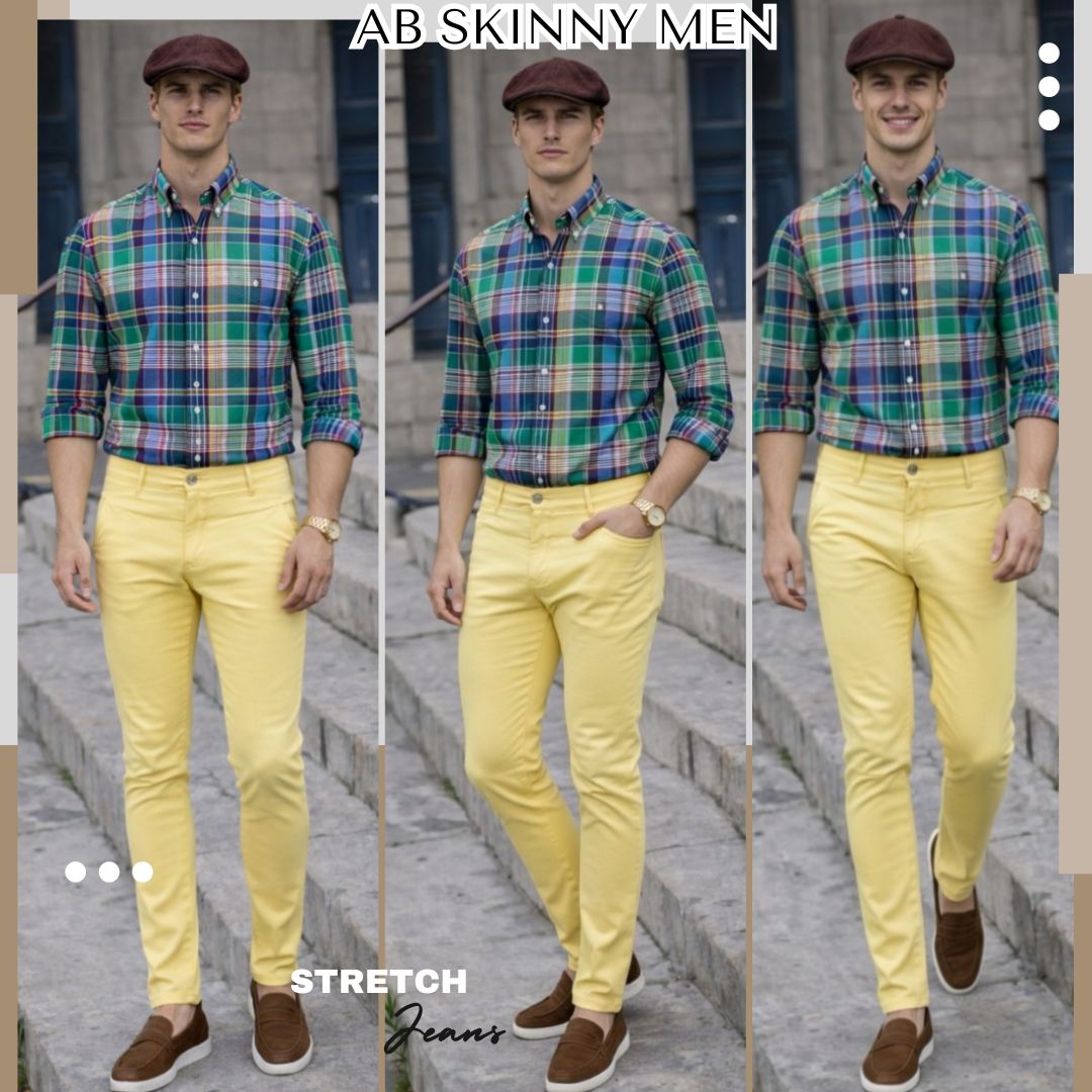 Men Ultra Stretch Pants Jeans
