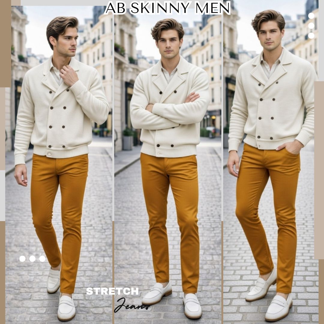 Men Ultra Stretch Pants Jeans