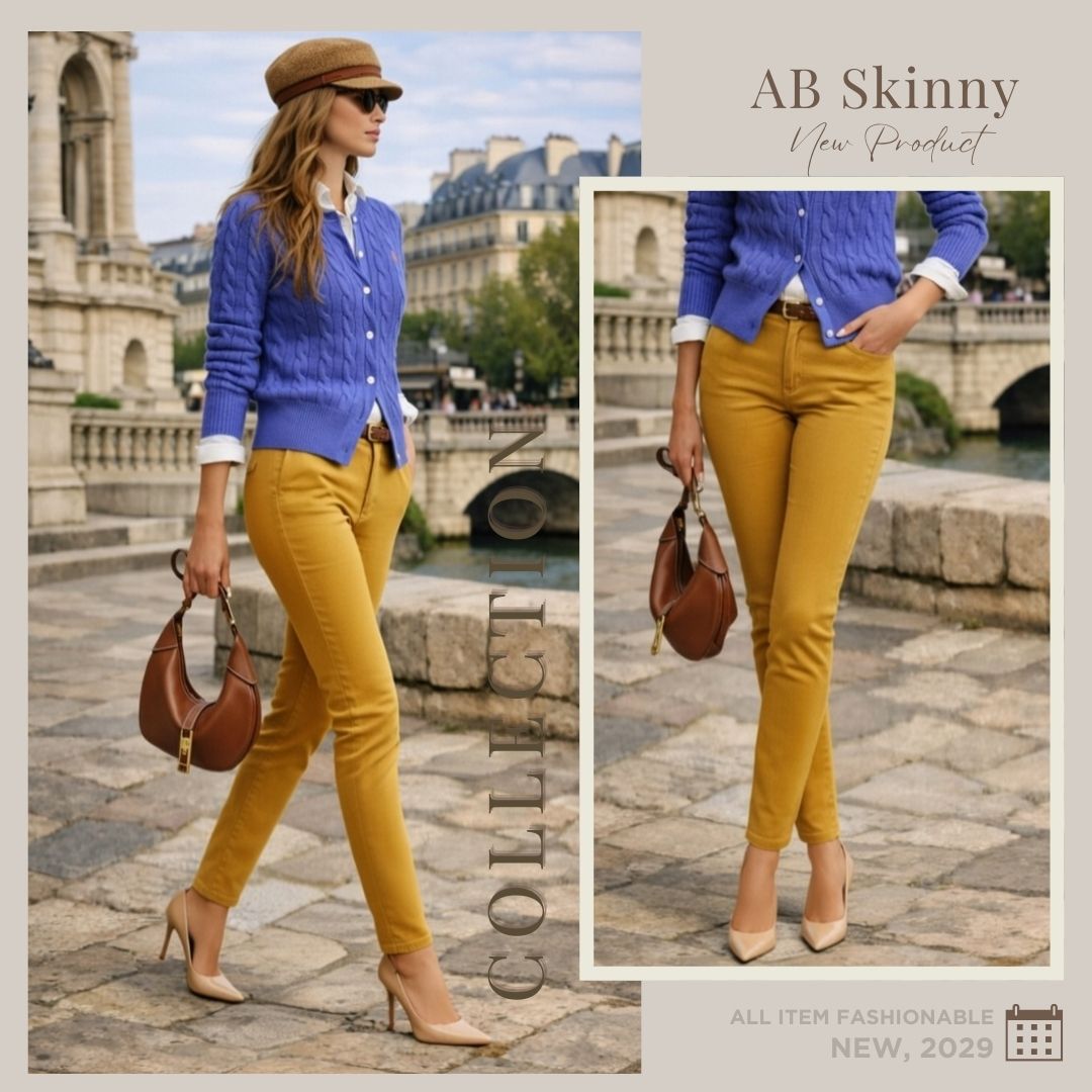 Mustard Ultra Stretch Skinny Pants