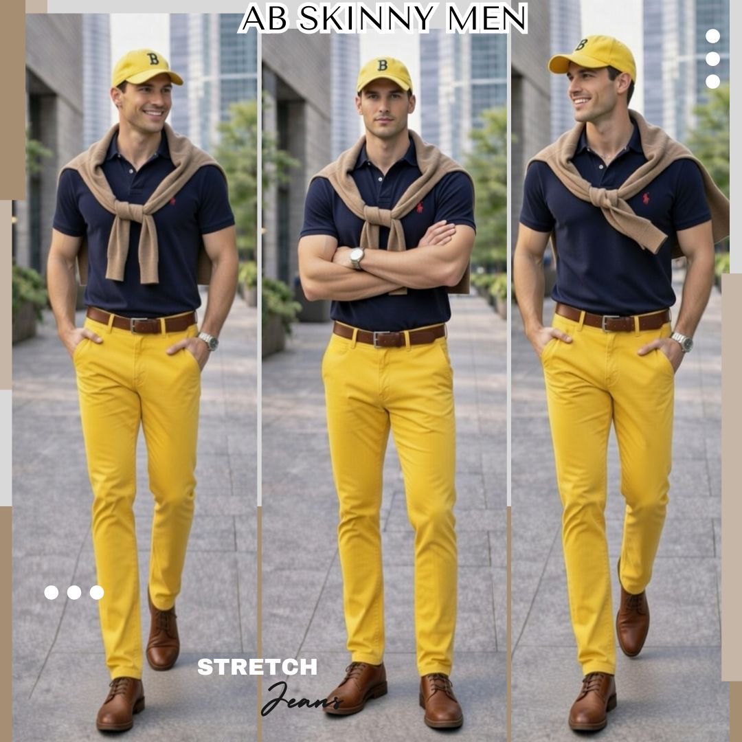Men Ultra Stretch Pants Jeans