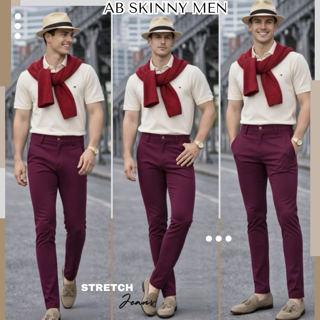 Men Ultra Stretch Pants Jeans