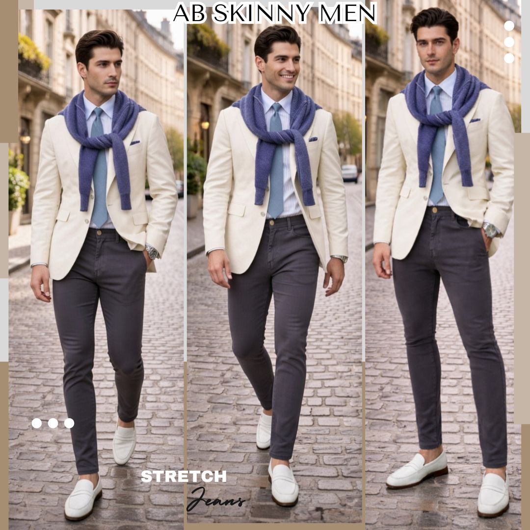 Men Ultra Stretch Pants Jeans