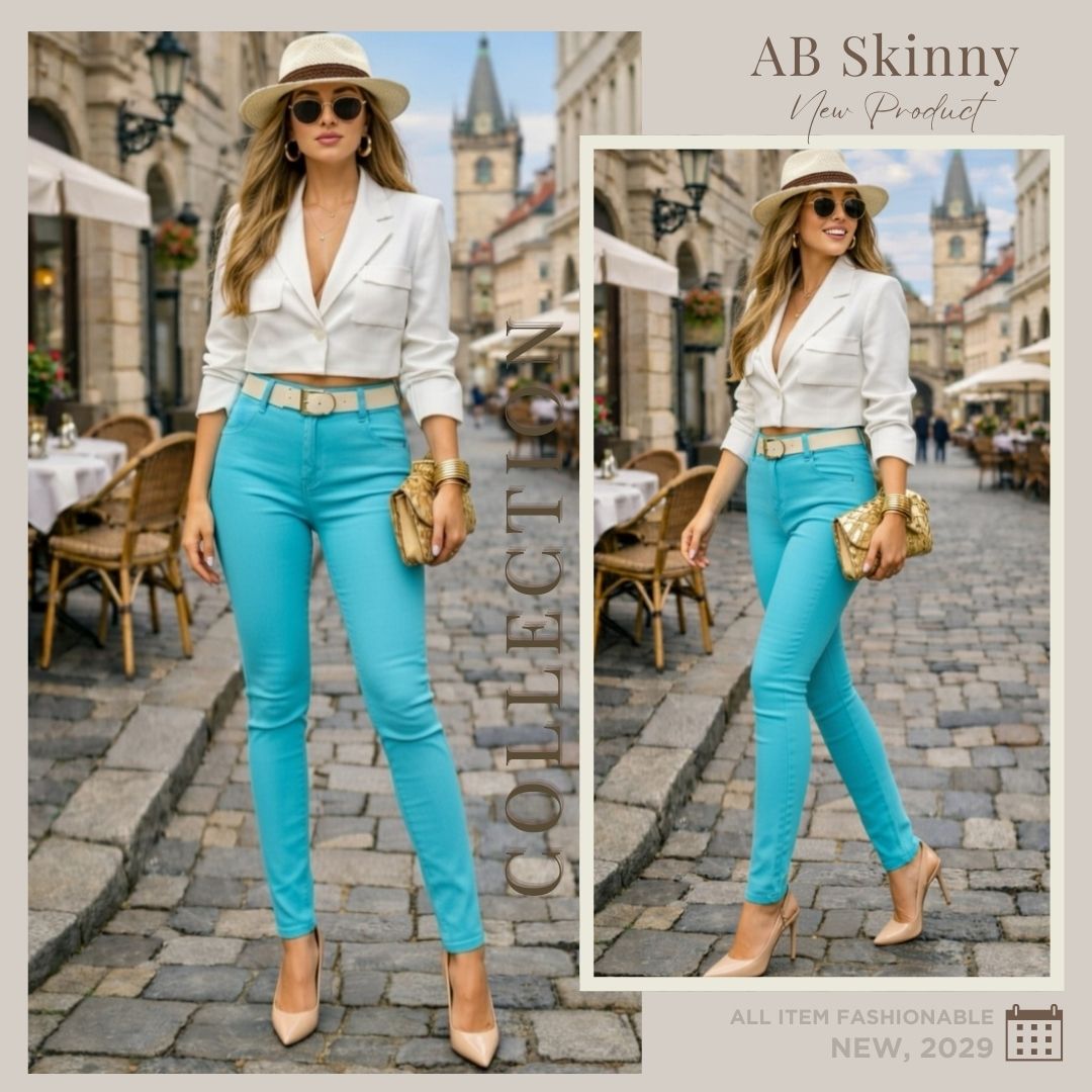 Mint Ultra Stretch Skinny Pants