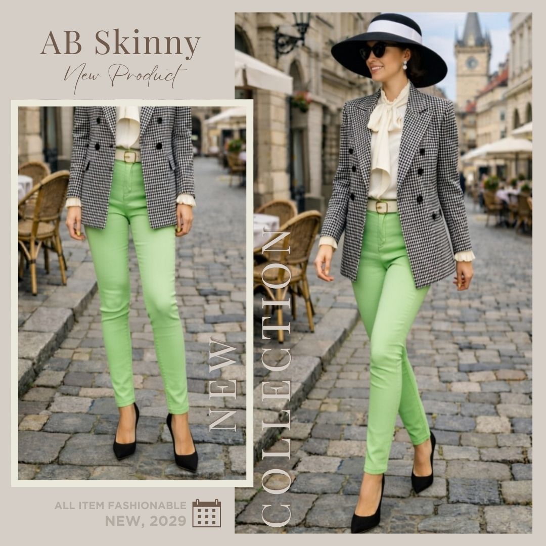 Lime Green Ultra Stretch Skinny Pants