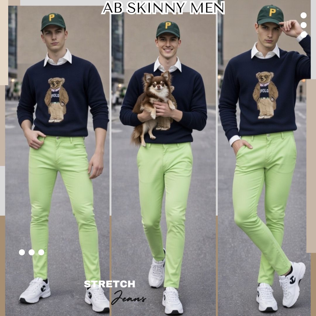 Men Ultra Stretch Pants Jeans