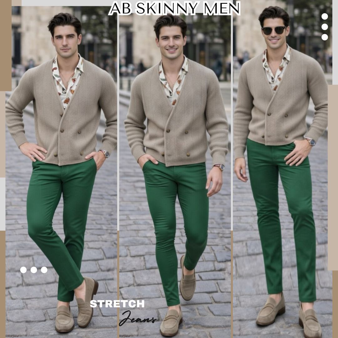 Men Ultra Stretch Pants Jeans