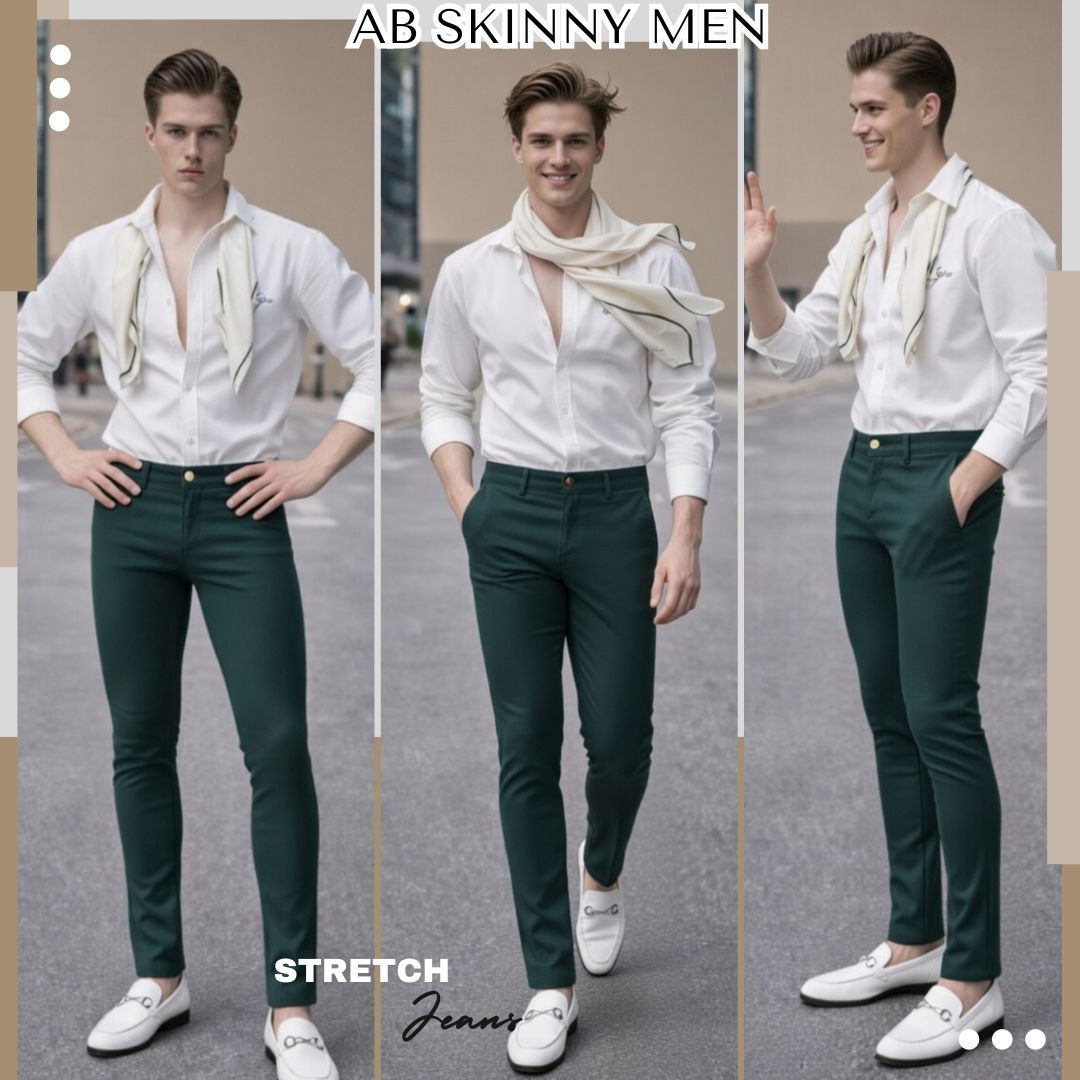 Men Ultra Stretch Pants Jeans