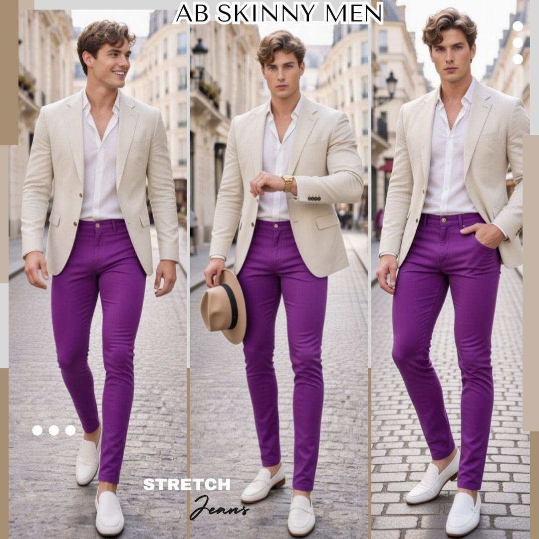 Men Ultra Stretch Pants Jeans