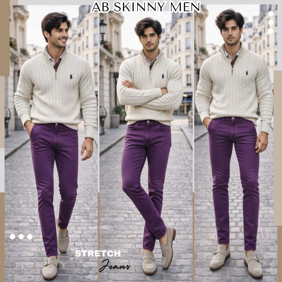 Men Ultra Stretch Pants Jeans