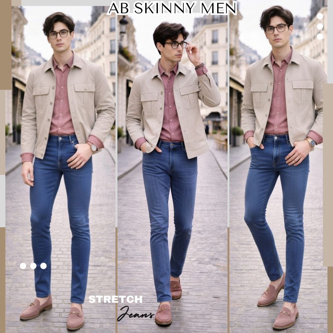Men Ultra Stretch Pants Jeans