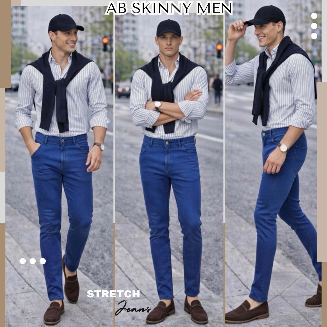 Men Ultra Stretch Pants Jeans