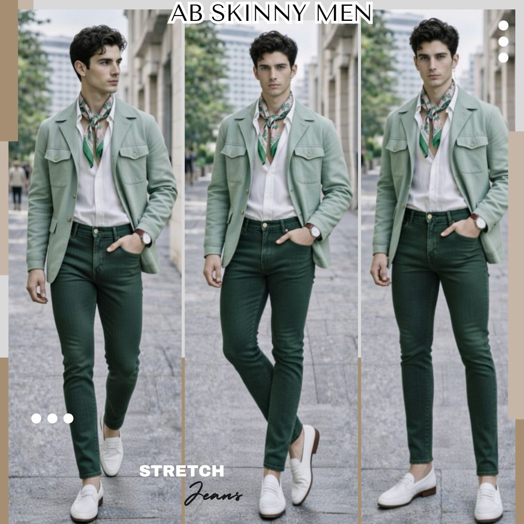 Men Ultra Stretch Pants Jeans