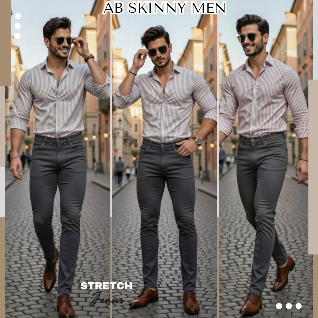 Men Ultra Stretch Pants Jeans