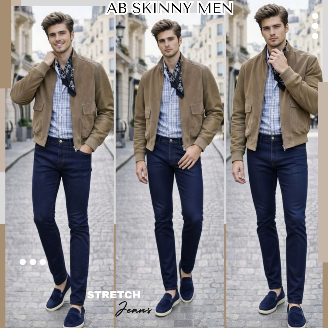 Men Ultra Stretch Pants Jeans