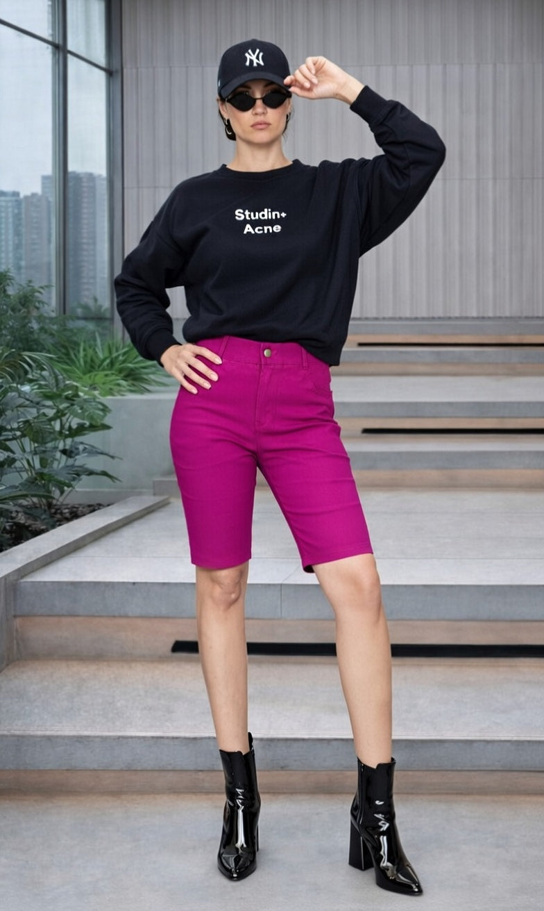 Purple Pink Ultra Stretch Shorts