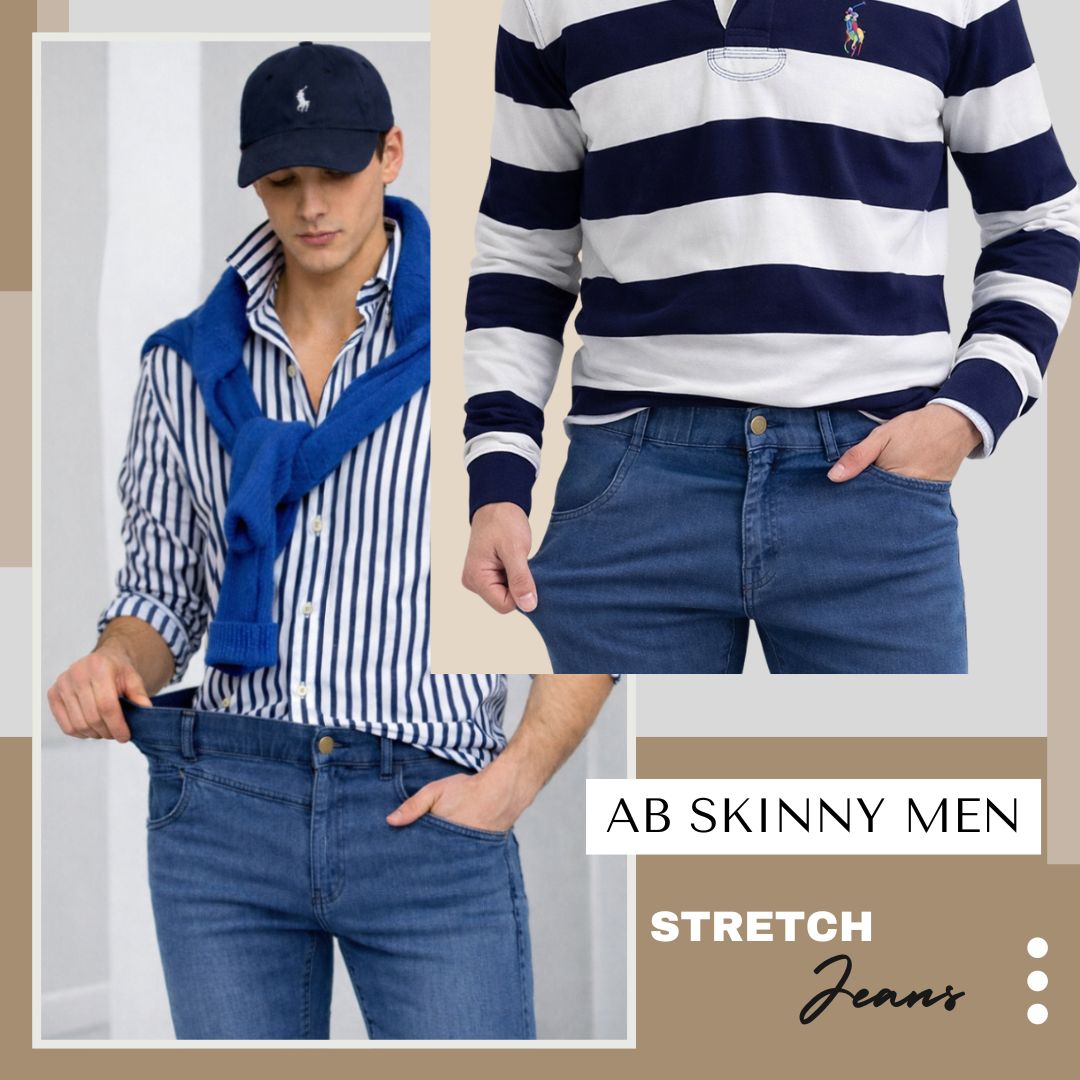 Men Ultra Stretch Pants Jeans