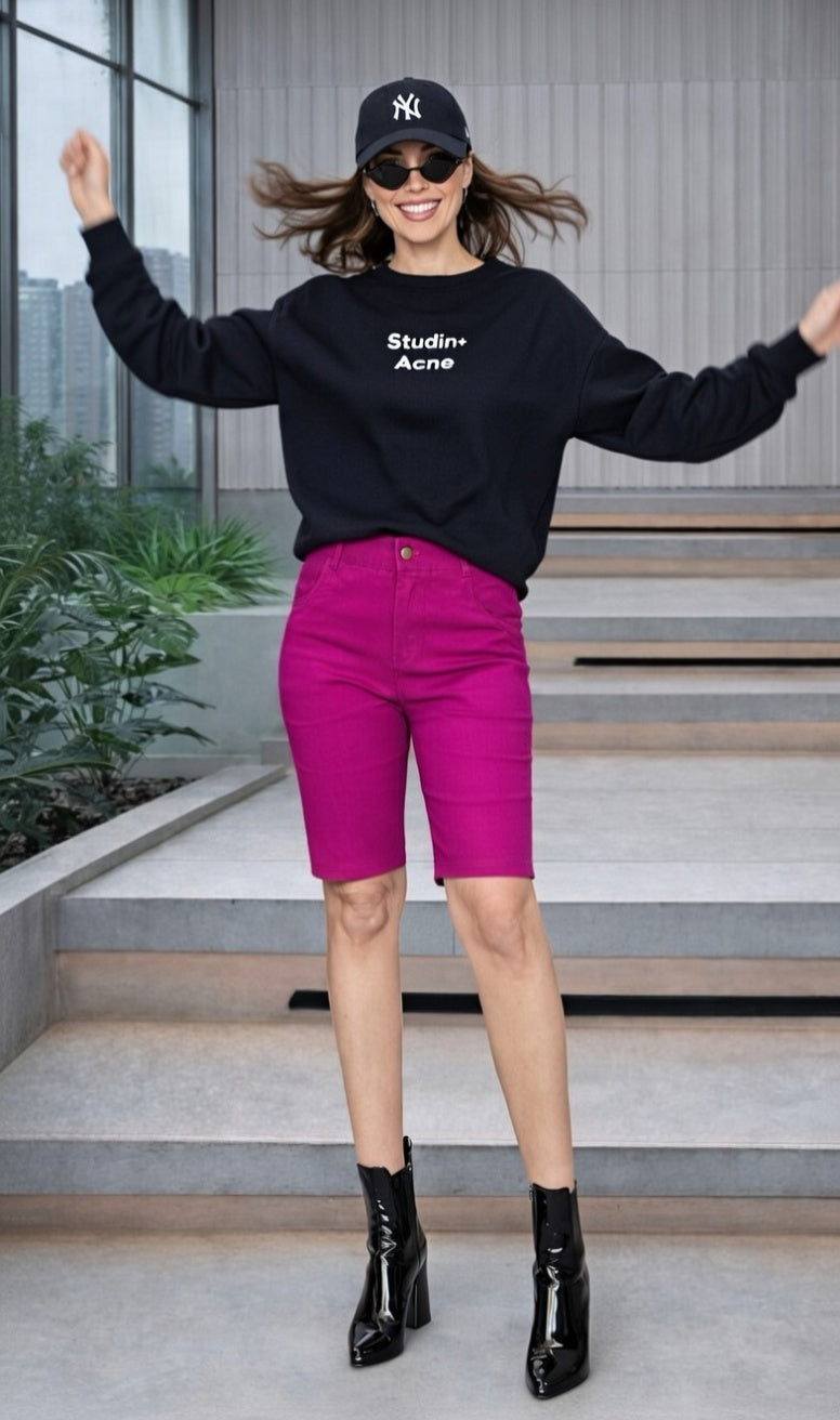 Purple Pink Ultra Stretch Shorts