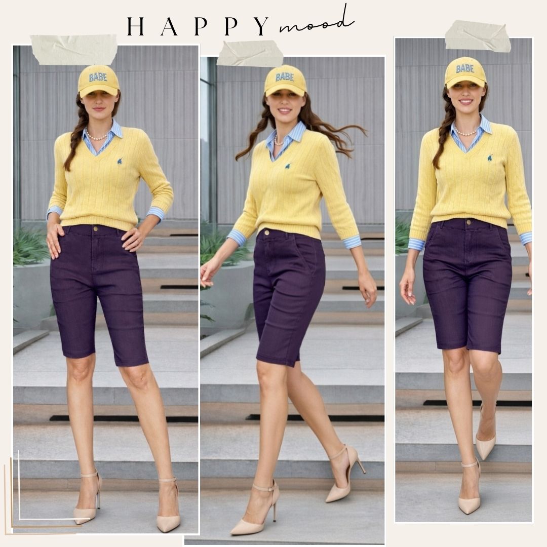 Dark Purple Ultra Stretch Shorts