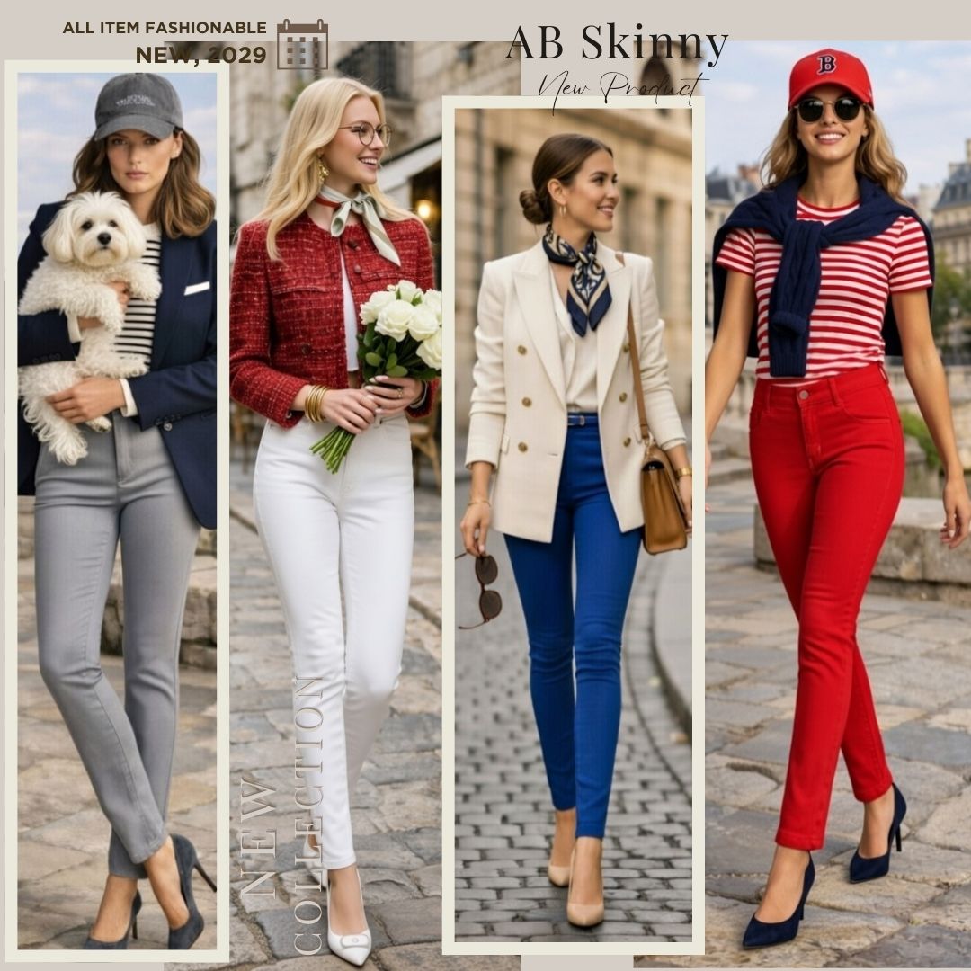 Premium Denim-Color Skyblue Ultra Stretch Skinny Pants