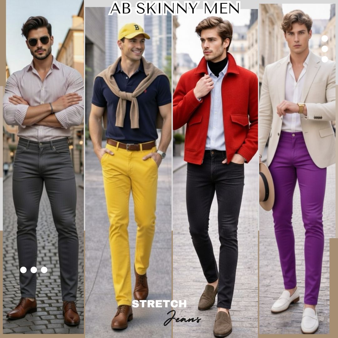 Men Ultra Stretch Pants Jeans