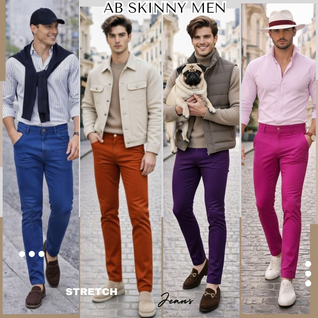 Men Ultra Stretch Pants Jeans