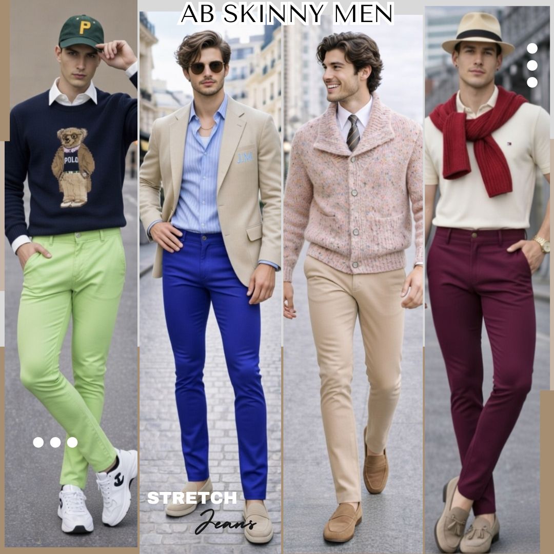 Men Ultra Stretch Pants Jeans
