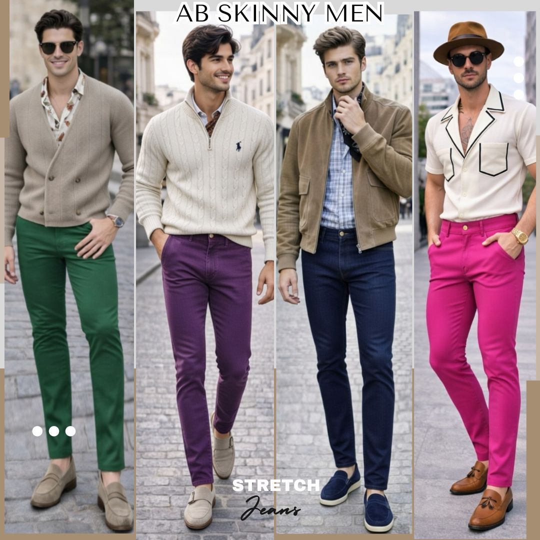 Men Ultra Stretch Pants Jeans