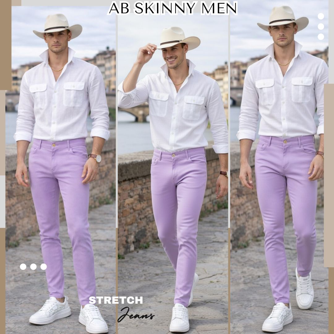 Men Ultra Stretch Pants Jeans