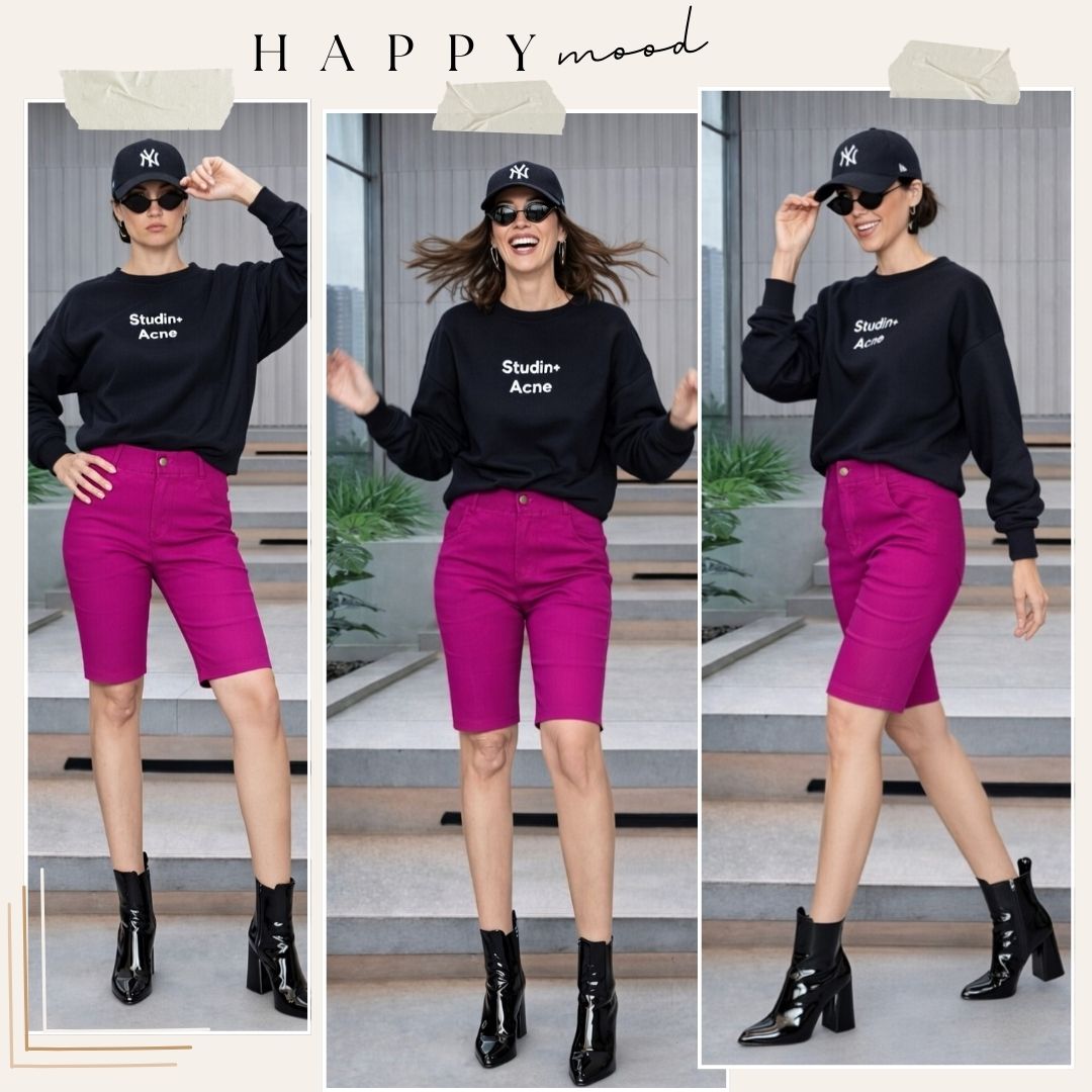 Purple Pink Ultra Stretch Shorts