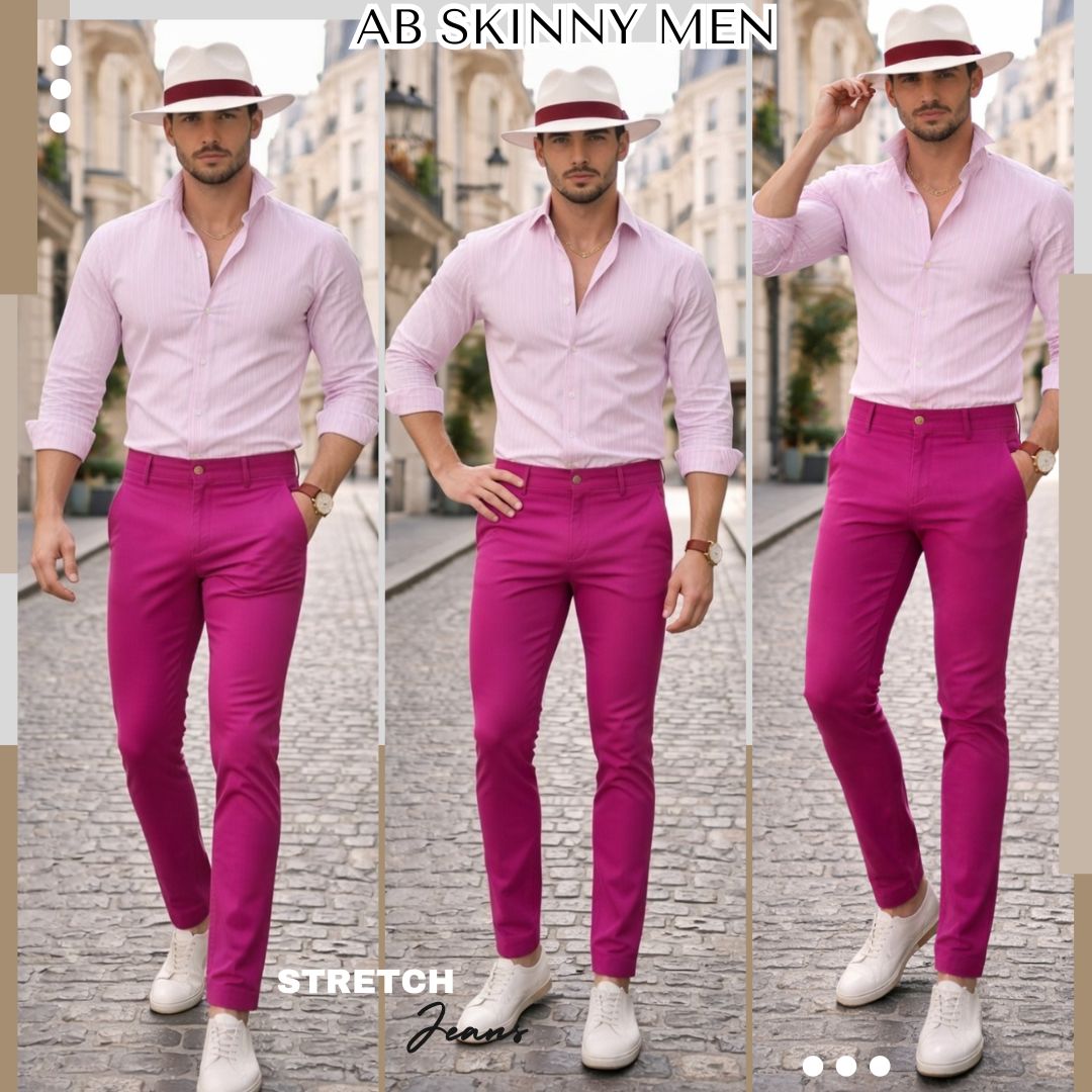 Men Ultra Stretch Pants Jeans