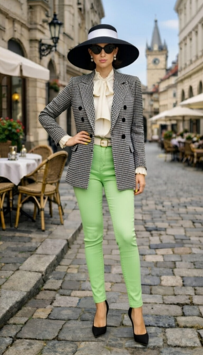 Lime Green Ultra Stretch Skinny Pants