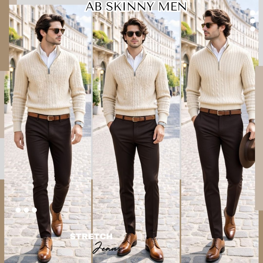Men Ultra Stretch Pants Jeans