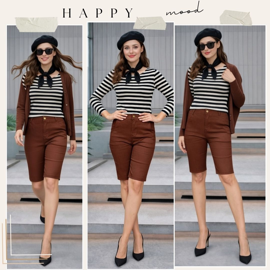 Light Brown Ultra Stretch Shorts