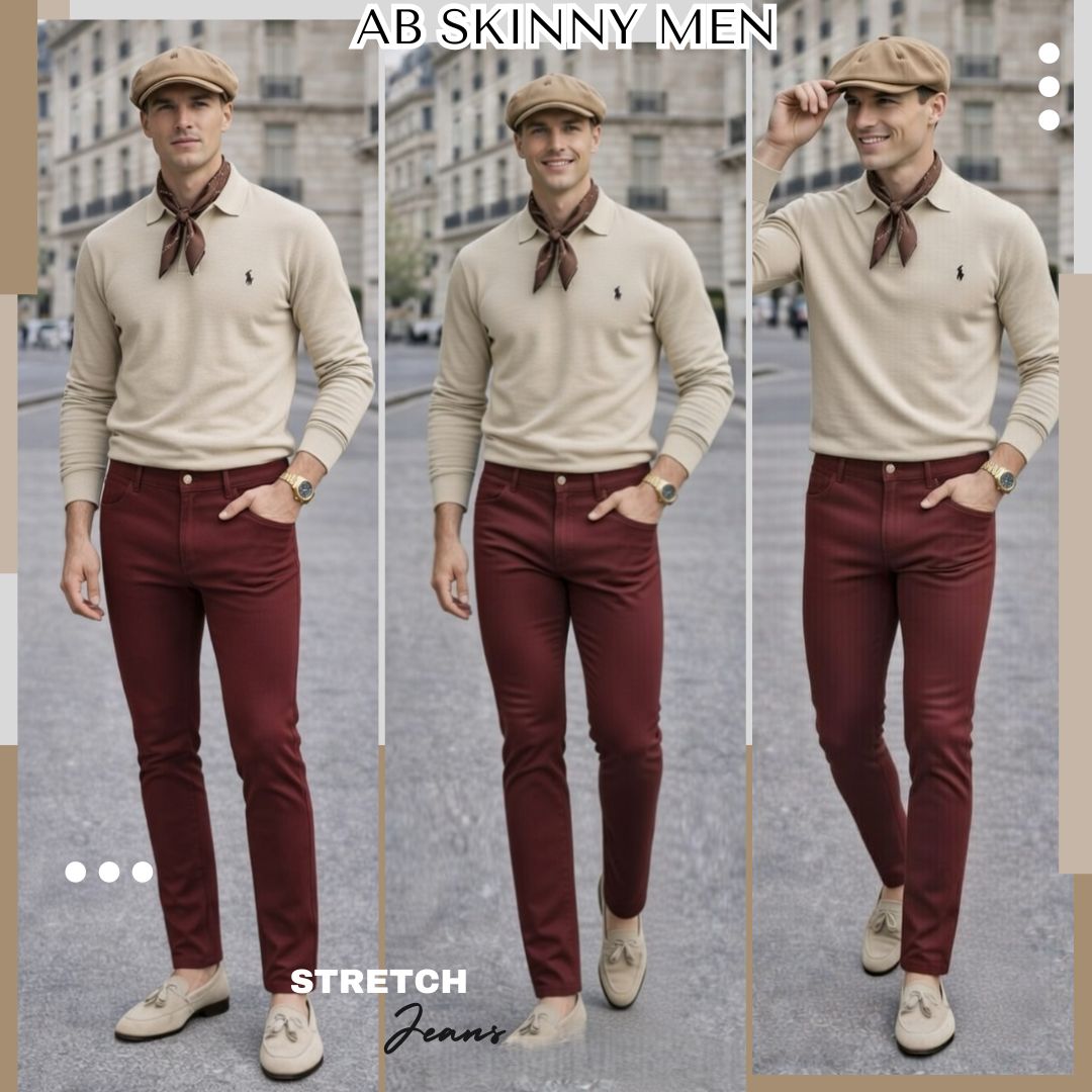 Men Ultra Stretch Pants Jeans
