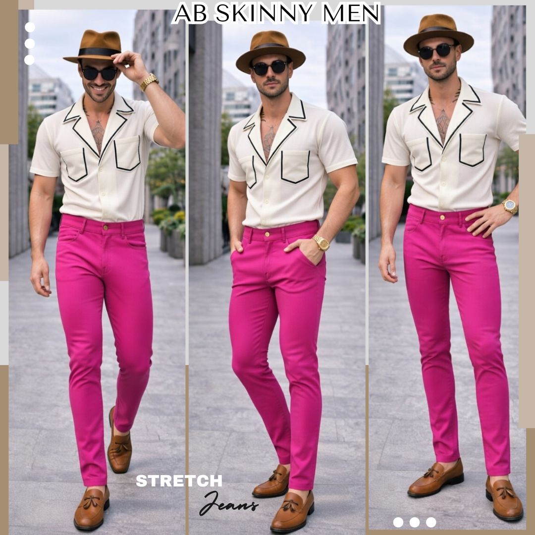 Men Ultra Stretch Pants Jeans