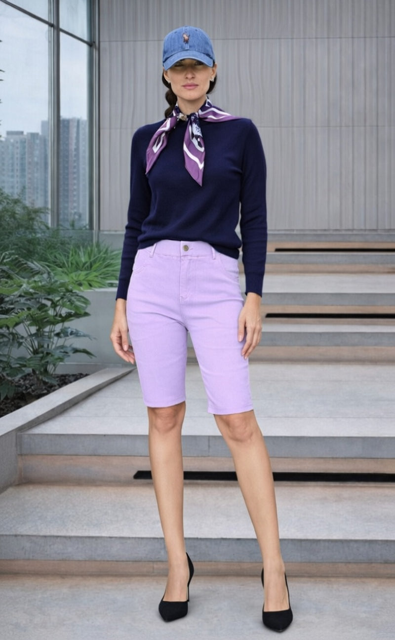 Purple Pastel Ultra Stretch Shorts